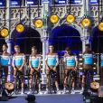 L'équipe AG2R lors de la présentation des équipes du Tour de France 2019 le 4 juillet à Bruxelles.
