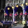 L'équipe Ineos emmenée par Geraint Thomas lors de la présentation des équipes du Tour de France 2019 le 4 juillet à Bruxelles.