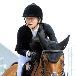 Mary Kate Olsen sur Naomi 135 pendant le Prix Geberit en faveur de l'association Ela lors du Longines Paris Eiffel Jumping au Champ de Mars à Paris, France, le 7 juillet 2019. © Pierre Perusseau/Bestimage