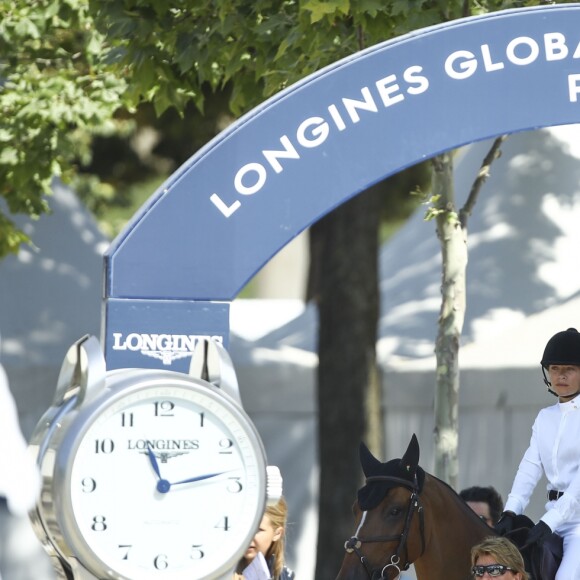 Prix Metrobus - Mary Kate Olsen (USA) sur Naomi lors du Longines Paris Eiffel Jumping au Champ de Mars à Paris, France, le 6 juillet 2019. © Gwendoline Le Goff/Panoramic/Bestimage