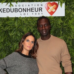 Omar Sy et sa femme Hélène - J.M Weston organise un vide grenier caritatif au profit de l'association "CéKeDuBonheur", association présidée par Hélène Sy et qui déploie toute son énergie afin d'améliorer la qualité de vie des enfants et adolescents hospitalisés. De nombreux artistes ont répondu présent une fois de plus à l'appel de l'association, le 2 octobre 2016 à Paris. © Cyril Moreau/Bestimage