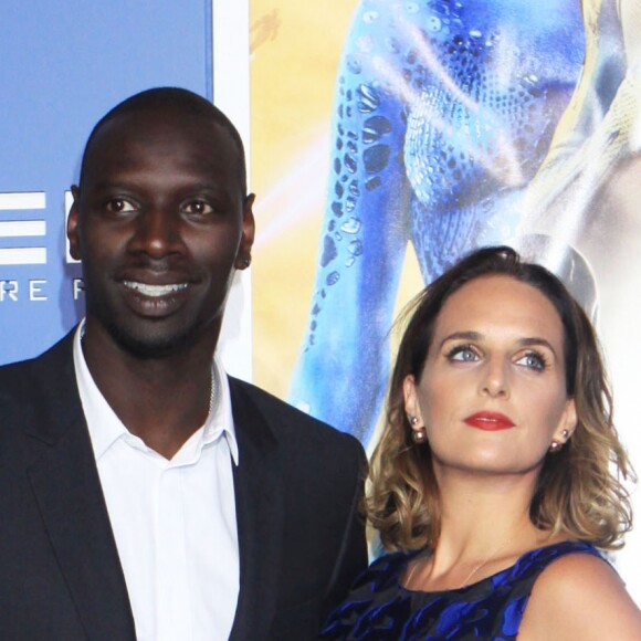 Omar Sy et sa femme Hélène à la première du film "X-Men: Days of Future Past" au centre Jacob Javits à New York. Le 10 mai 2014