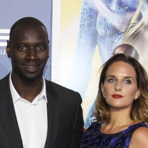 Omar Sy et sa femme Hélène à la première du film "X-Men: Days of Future Past" au centre Jacob Javits à New York. Le 10 mai 2014