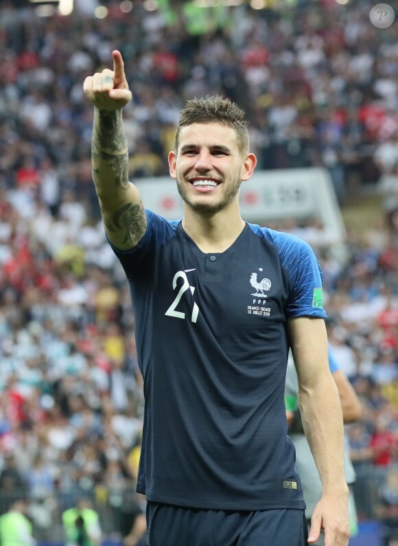 Lucas Hernandez - Finale de la Coupe du Monde de Football 2018 en Russie à Moscou, opposant la France à la Croatie (4-2) le 15 juillet 2018 © Cyril Moreau/Bestimage
