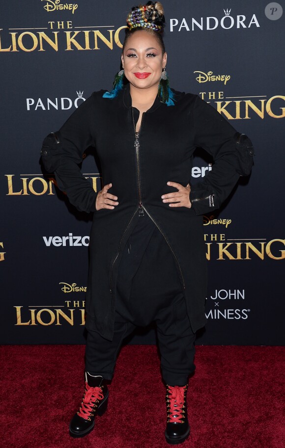 Raven Simone à la première de The Lion King au théâtre Dolby dans le quartier de Hollywood à Los Angeles, le 9 juillet 2019