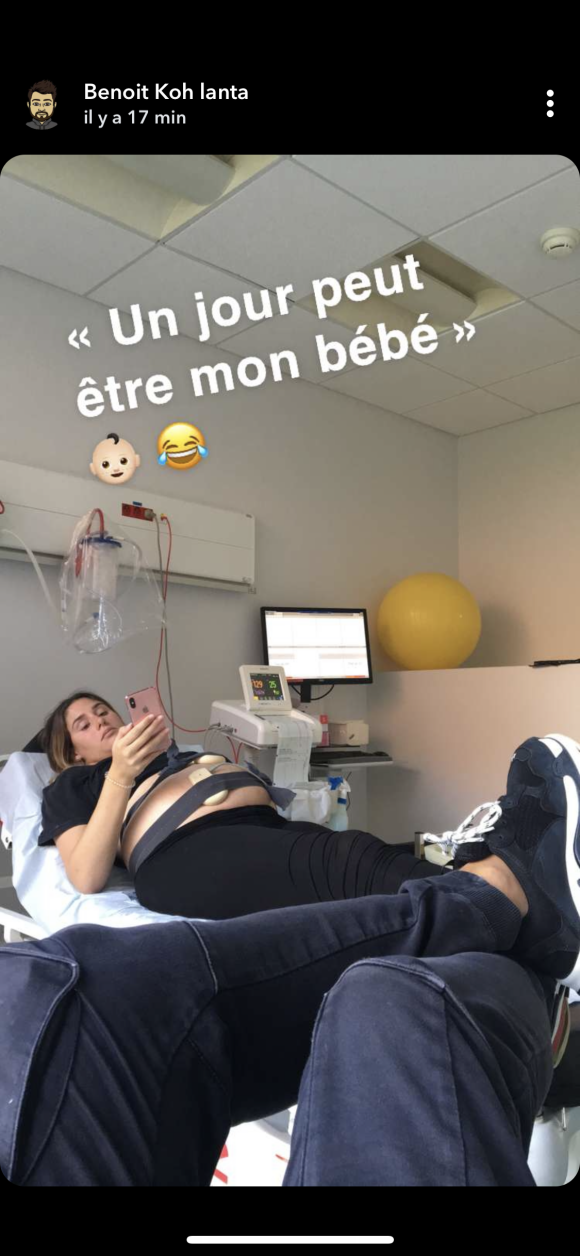 Jesta de "Koh-Lanta" enceinte et à l'hôpital pour un nouveau monitoring, le 10 juillet 2019