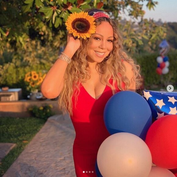 Mariah Carey. Juillet 2019.