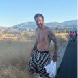 Liam Payne expose ses abdos, torse nu à Coachella, sur Instagram, le 14 avril 2019