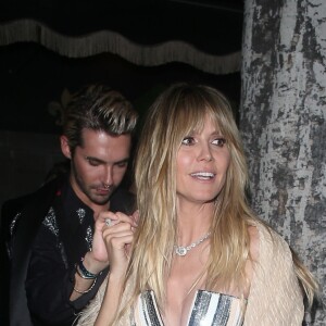 Heidi Klum, son beau frère Bill Kaulitz - Les people sont allés à l'anniversaire de D. Ross (75 ans) au club Warwick à Hollywood, Los Angeles, le 26 mars 2019.