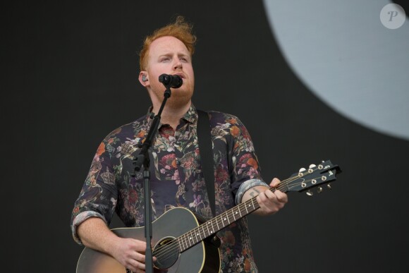 Gavin James en concert au Main Square Festival à Arras en France, le 5 juillet 2019.