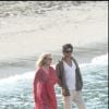 Exclusif - Meryl Streep et Juan Pablo di Pace sur le tournage de Mamma Mia ! en Grèce, le 14 septembre 2012