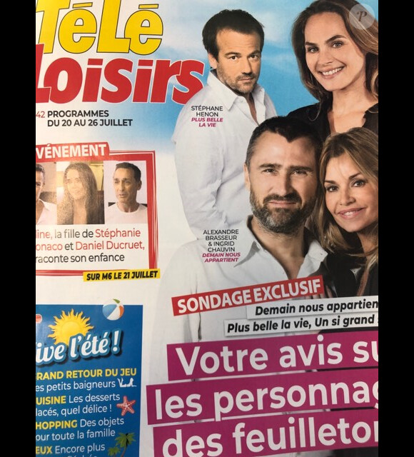 Télé Loisirs, juillet 2019.