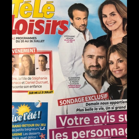 Télé Loisirs, juillet 2019.