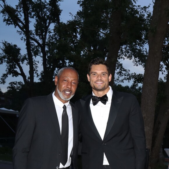 Exclusif - Jackson Richardson, Florent Manaudou et sa compagne Alizé Lim, Serena Williams et son mari Alexis Ohanian - Gala de charité de l'académie de tennis Mouratoglou afin de récolter des fonds pour sa fondation "Champ'Seed" à Biot le 23 juin 2019. © Philippe Brylak /Bestimage 