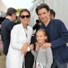 Exclusif - Gautier Capuçon avec sa femme Delphine et leur fille - Concert de Paris sur le Champ de Mars à l'occasion de la Fête Nationale à Paris le 14 juillet 2019. © Gorassini-Perusseau-Ramsamy/Bestimage