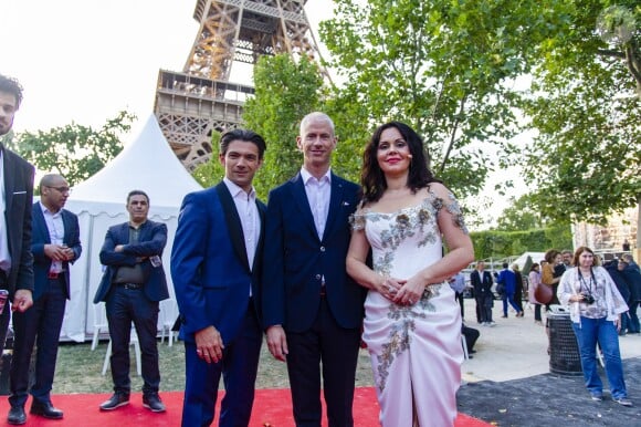 Exclusif - Gautier Capuçon, Franck Riester et Aleksandra Kurzak - Concert de Paris sur le Champ de Mars à l'occasion de la Fête Nationale à Paris le 14 juillet 2019. © Gorassini-Perusseau-Ramsamy/Bestimage