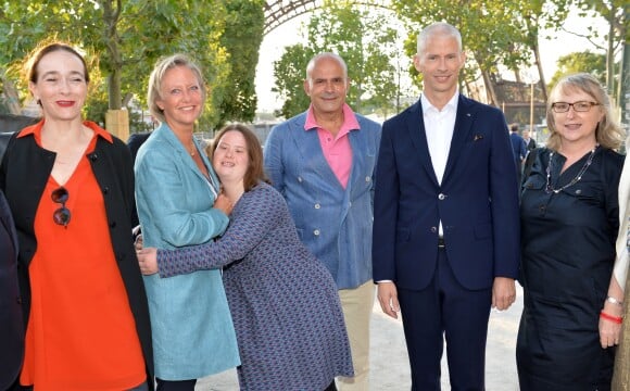 Exclusif - Delphine Ernotte, Sophie Cluzel avec sa fille julia et son mari Bruno, Franck Riester - Concert de Paris sur le Champ de Mars à l'occasion de la Fête Nationale à Paris le 14 juillet 2019. © Gorassini-Perusseau-Ramsamy/Bestimage