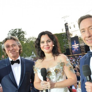 Exclusif - Le ténor Roberto Alagna, la soprano Aleksandra Kurzak et Stéphane Bern - Concert de Paris sur le Champ de Mars à l'occasion de la Fête Nationale à Paris le 14 juillet 2019. © Gorassini-Perusseau-Ramsamy/Bestimage