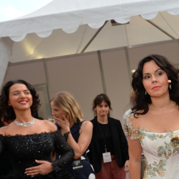 Exclusif - Khatia Buniatishvili, la soprano Aleksandra Kurzak et son mari Roberto Alagna - Concert de Paris sur le Champ de Mars à l'occasion de la Fête Nationale à Paris le 14 juillet 2019. © Gorassini-Perusseau-Ramsamy/Bestimage