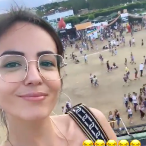 Agathe Auproux à Lollapalooza, le 20 juillet 2019.