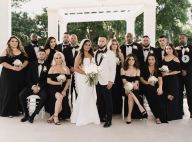 Selena Gomez demoiselle d'honneur en robe noire au mariage de sa cousine