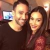 Adil Rami et Sidonie Biémont
