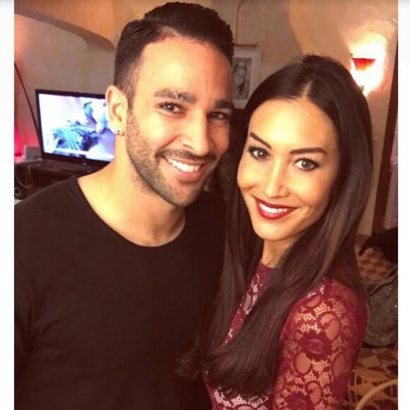 Adil Rami et Sidonie Biémont