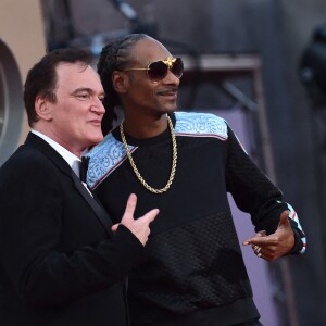 Quentin Tarantino et Snoop Dogg à la première de "Once Upon a Time... in Hollywood" à Los Angeles, le 22 juillet 2019.