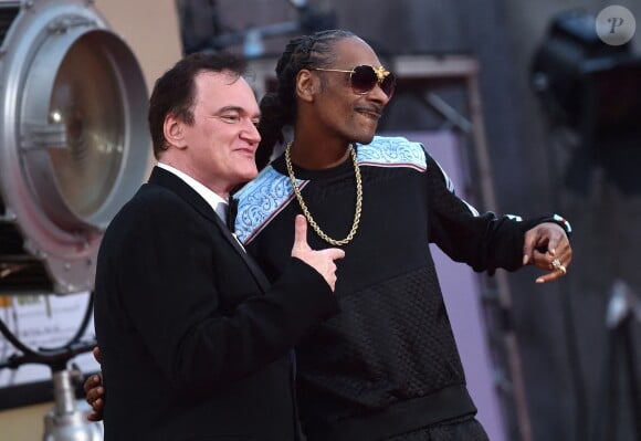 Quentin Tarantino et Snoop Dogg à la première de "Once Upon a Time... in Hollywood" à Los Angeles, le 22 juillet 2019.