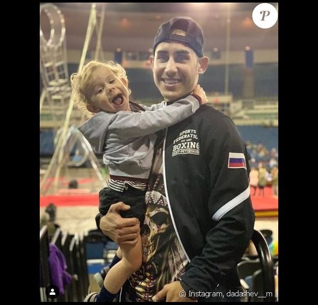 Maxim Dadashev avec son fils sur Instagram le 4 avril 2019.