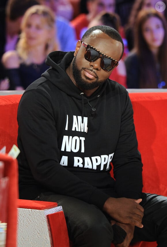 Maitre Gims - Enregistrement de l'émission "Vivement Dimanche prochain" présentée par M.Drucker et diffusée le 19 mai 2019 sur France 2. Le 30 avril 2019 © Guillaume Gaffiot / Bestimage