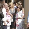 Ana María Parera (mère de R. Nadal) - Le roi Juan Carlos Ier et sa femme la reine Sofia vont déjeuner avec la famille Nadal à Majorque en Espagne le 26 juillet 2019.  King Juan Carlos I and his wife Queen Sofia go to lunch with the Nadal family in Majorca, Spain on July 26, 2019.26/07/2019 - Mallorca