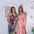 Exclusif - Héloïse Martin et Maëva Coucke - Soirée de gala et remise des prix des 6ème Social Beauty Awards de "Easyparapharmacie fête le Printemps" à l'hôtel BeachComber French Riviera de Sophia Antipolis (Biot), le 27 avril 2019.