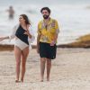 Exclusif - Elizabeth Olsen et son compagnon Robbie Arnett passent une journée romantique sous le soleil de Mexico au Mexique, le 28 juillet 2018