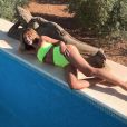Caroline Receveur, sexy en bikini, à Ibiza fin juillet 2019.