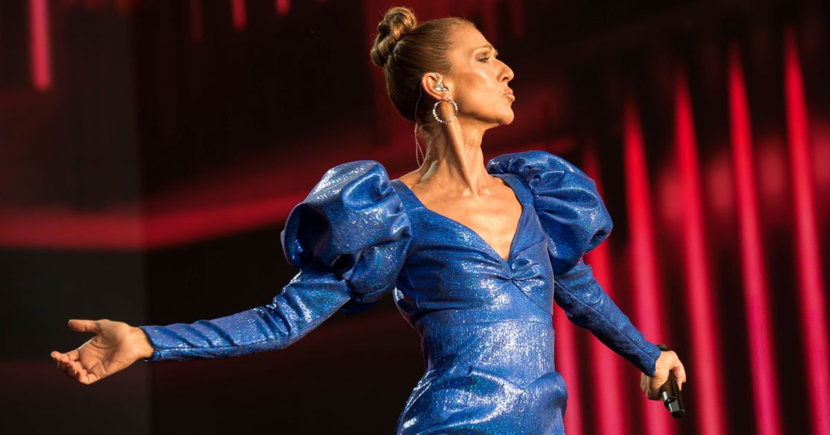 Céline Dion en concert lors du 2019 British Summer Time Festivalà Hyde