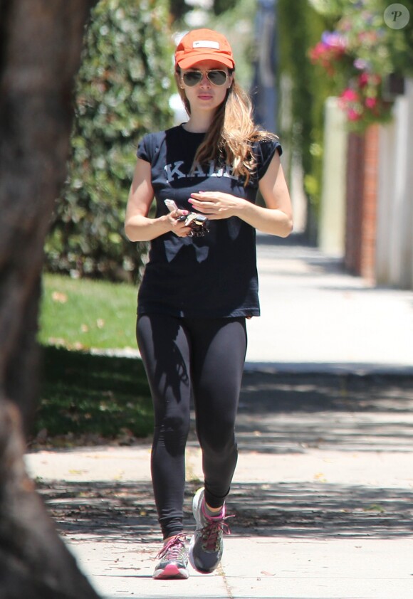 Exclusif - Eliza Dushku et son petit ami Rick Fox se promenent a West Hollywood, le 28 mai 2013.