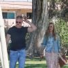 Exclusif - En plein divorce, Rebecca Gayheart et Eric Dane n'en restent pas moins des parents soudés et font des courses pour leur petite fille à Studio City, Los Angeles, le 12 avril 2019.