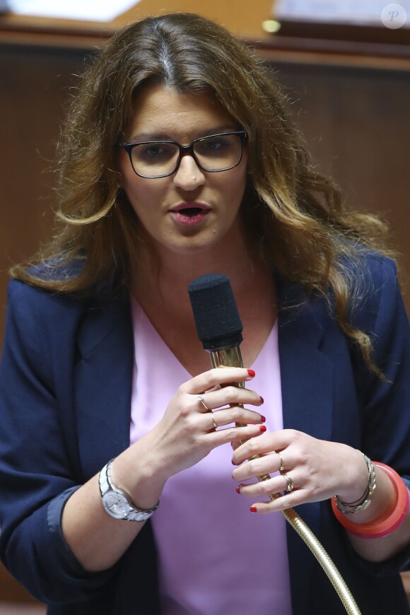 Marlène Schiappa - Secrétaire d'État auprès du Premier ministre , chargée de l'Égalite entre les femmes et les hommes et la lutte contre les discriminations - Questions d'actualité au gouvernement à l'Assemblée Nationale, Paris le 22 Mai 2019. 22/05/2019 - Paris