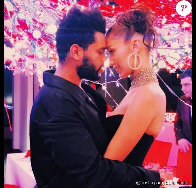 Bella Hadid et The Weeknd. Octobre 2018.