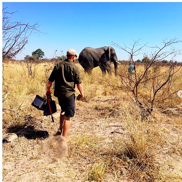 Le prince Harry et Meghan Markle au Botswana à l'été 2017.