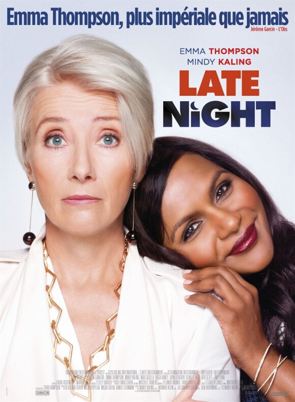 "Late Night" avec Emma Thompson et Mindy Kaling, en salles le 21 août 2019.