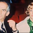 Image d'archives de Louis de Funès et de sa femme  Jeanne Augustine Barthélemy , novembre 1974