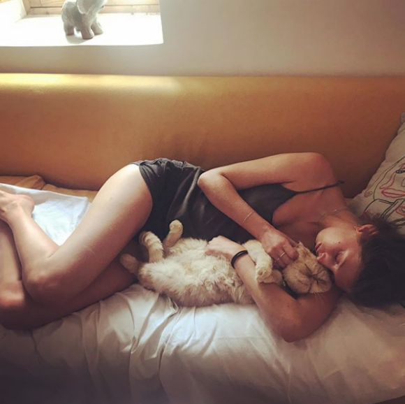 Simone, la seconde fille de Karin Viard sur Instagram, le 13 août 2019.