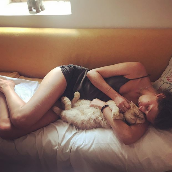 Simone, la seconde fille de Karin Viard sur Instagram, le 13 août 2019.