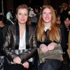 Karin Viard et sa fille ainée Marguerite - People au défilé de mode Lanvin prêt-à-porter collection Automne/Hiver 2014-2015 lors de la fashion week à Paris, le 27 février 2014.