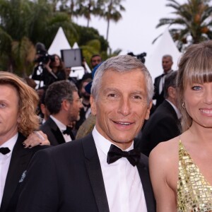 Nagui (Nagui Fam) et sa femme Mélanie Page à la première de "Les Plus Belles Années d'une Vie" lors du 72ème Festival International du Film de Cannes, le 18 mai 2019. © Rachid Ballek/Bestimage