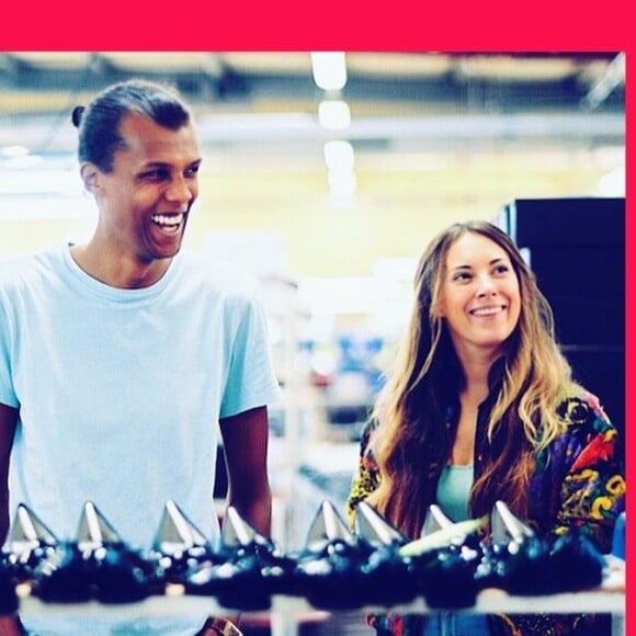 Stromae et sa compagne Coralie Barbier sur Instagram.