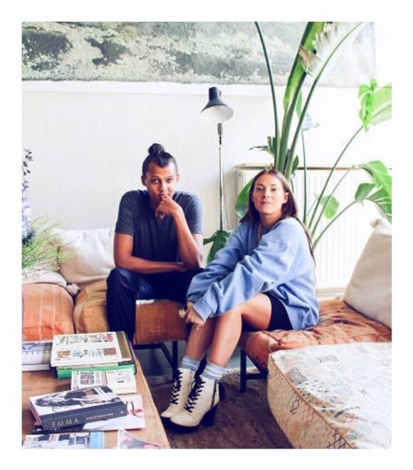 Stromae et sa compagne Coralie Barbier sur Instagram.