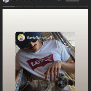 Antoine Flament en vacances au Brésil, le 16 août 20019.